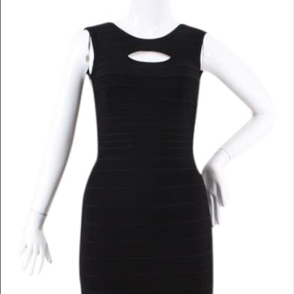 𝅺Herve Leger adeline bandage bodycon dress - Picture 4 of 5